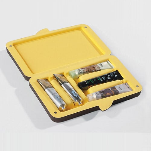 Coffret thermo comprimé en mousse PE