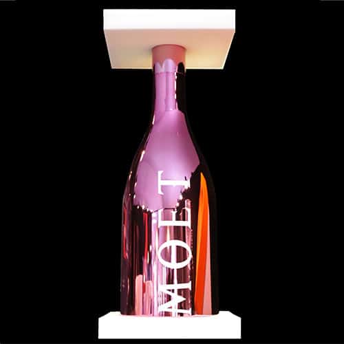 Calage en mousse PEHD pour bouteille de luxe