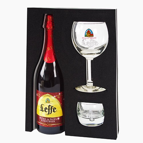 Mousse de présentation pour coffret « Bière de Noël »