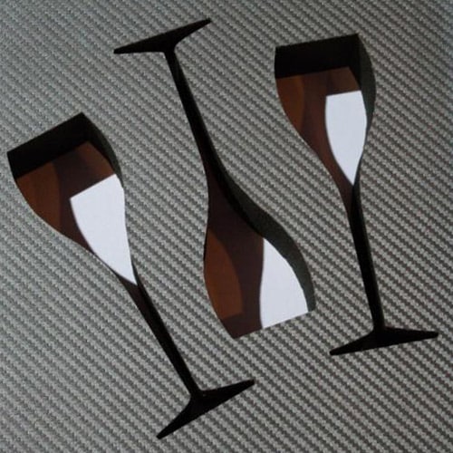 Mousse pour coffret de présentation de verres