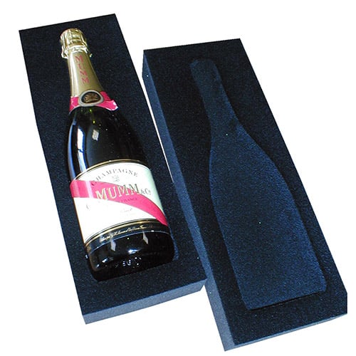 Calage en PU floqué velours