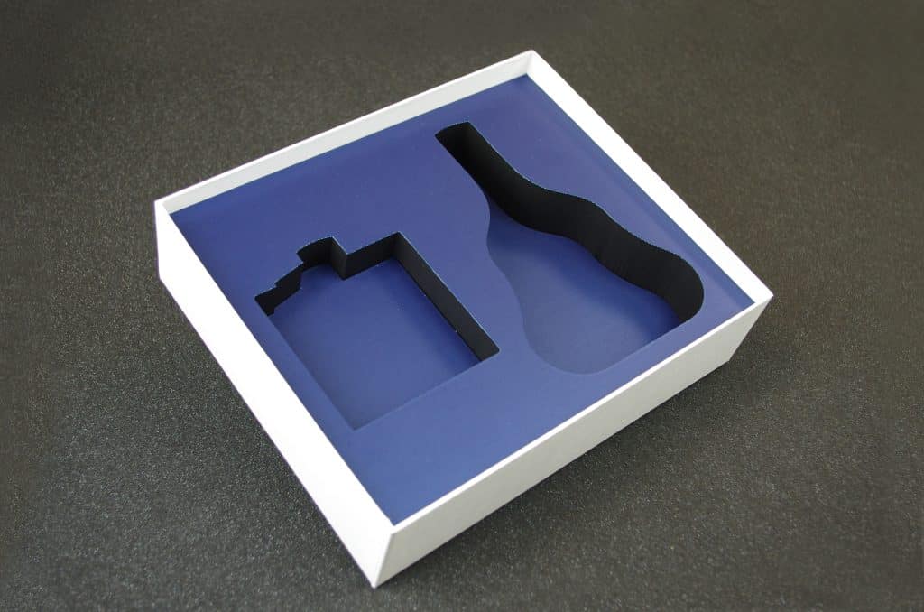 Calage luxe pour bouteille